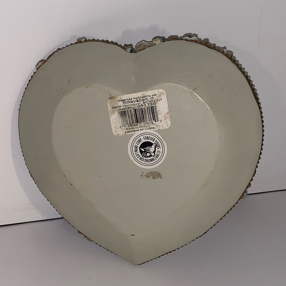 🕊️ VINTAGE 1997 INNOVATION GIFTWARE FOREVER YOURS DOVES JEWELERY TRAY 🕊️ - Picture 6 of 7